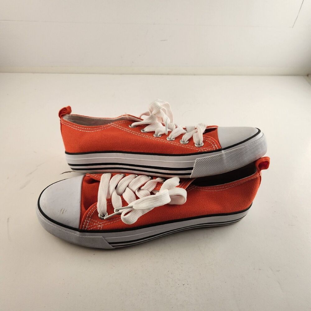 Epic Step Orange Comfort Tennis Shoes for Women Size 8 Very Good Condition